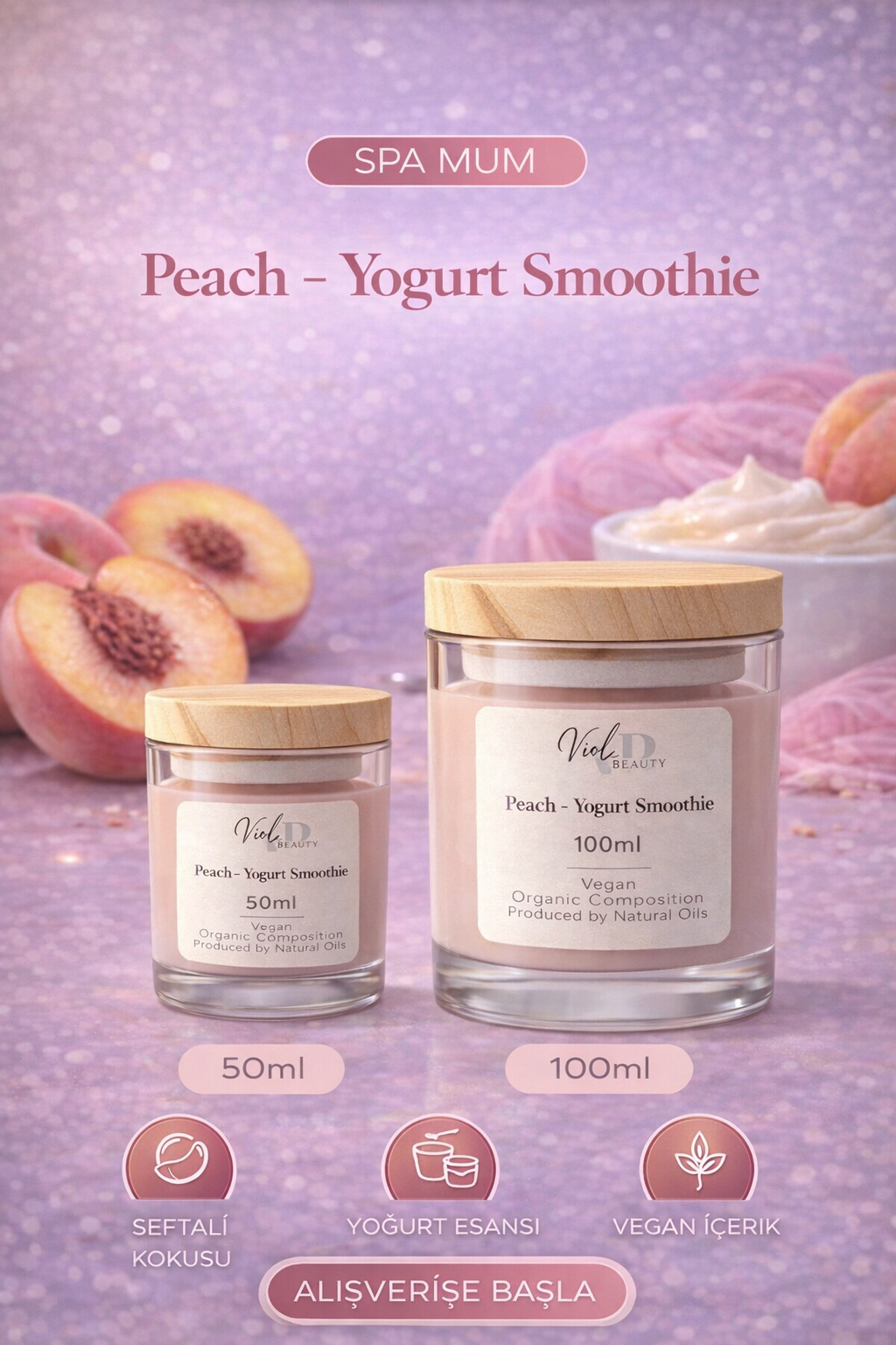 Spa Mum-Peach Yogurt Smoothie -