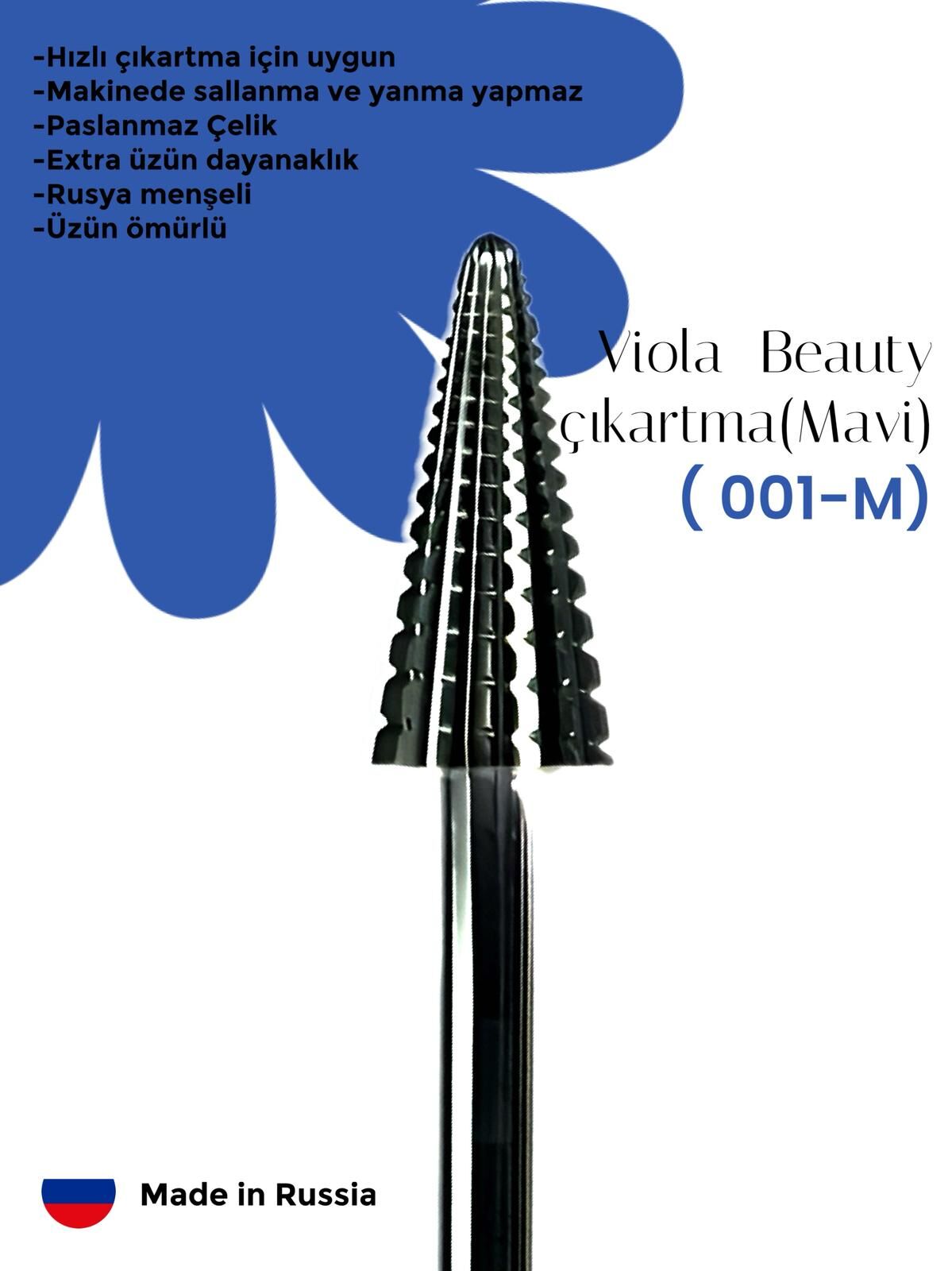 VIOLA ÇIKARTMA MAVİ FREZE (001-M)