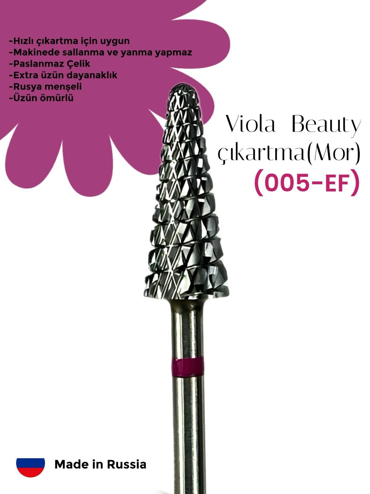 VIOLA ÇIKARTMA MOR FREZE (005-EF)