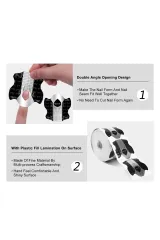 Siyah Protez Tırnak Şablonu