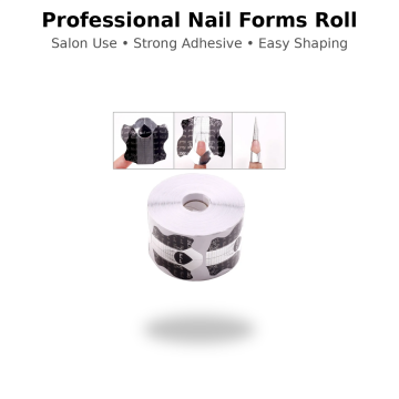 Siyah Protez Tırnak Şablonu