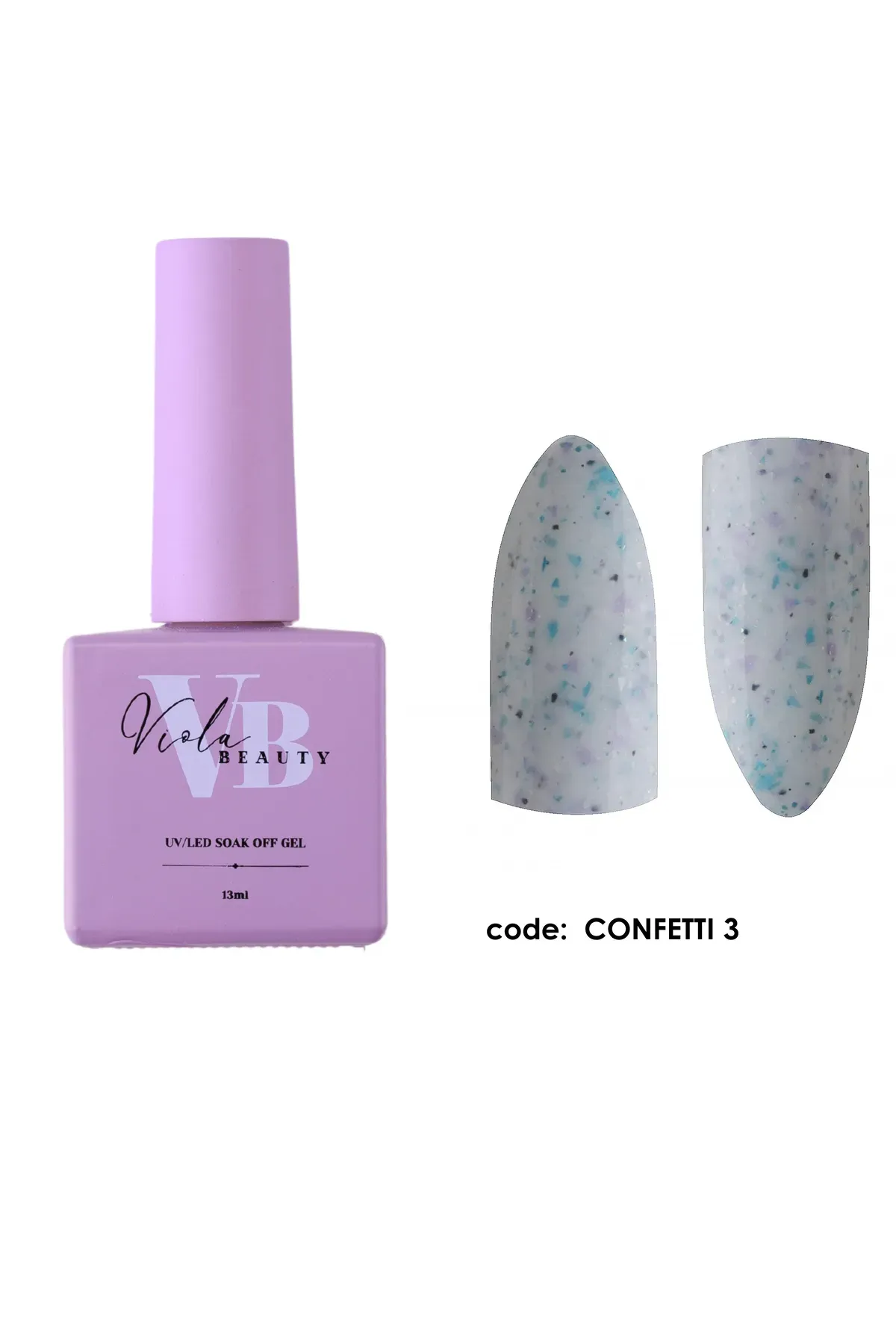 Confetti Base Coat #0003-13ml (Simli Base Coat)