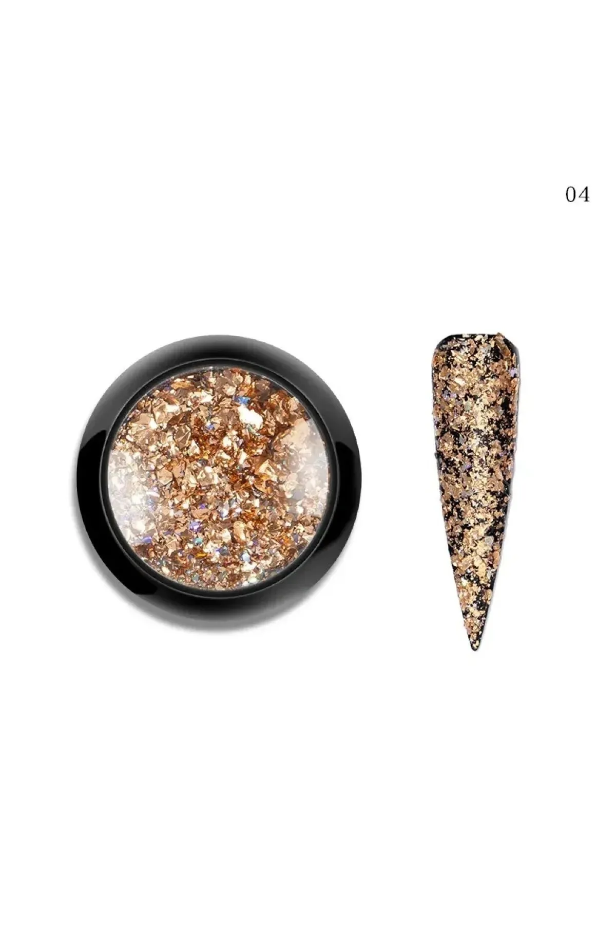 Holografik Lazer Glitter Tırnak Tozu #004 -(Alüminyum Folyo Tırnak Tozu)