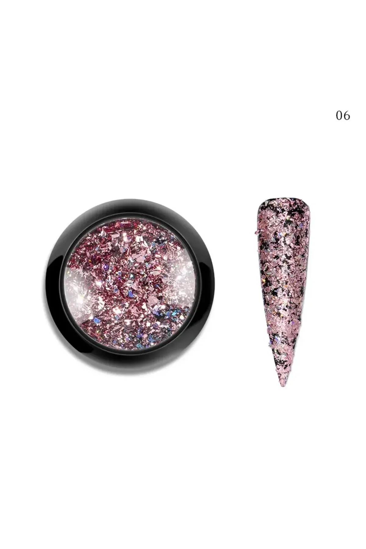 Holografik Lazer Glitter Tırnak Tozu #006 -(Alüminyum Folyo Tırnak Tozu)