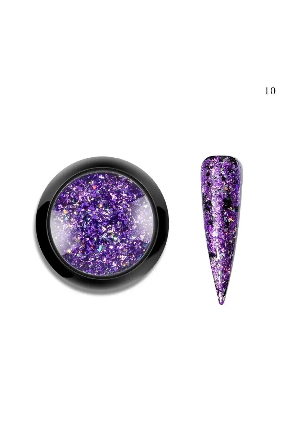 Holografik Lazer Glitter Tırnak Tozu #010 -(Alüminyum Folyo Tırnak Tozu)