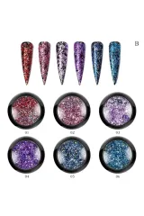 Holografik Lazer Glitter Tırnak Tozu #010 -(Alüminyum Folyo Tırnak Tozu)