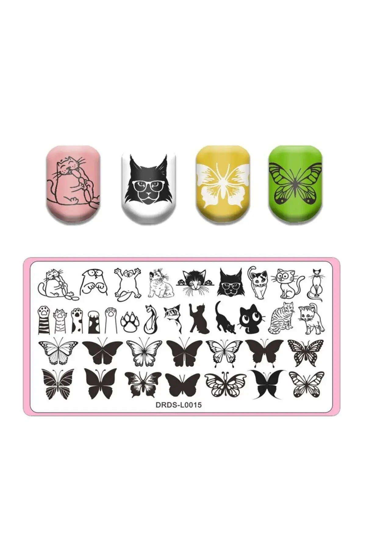 NAIL ART PLAKASI #008