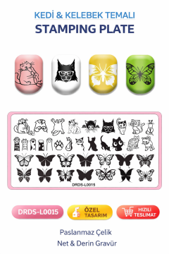 NAIL ART PLAKASI #008