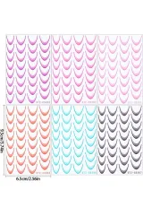 6'Lı French Ucu Tırnak Çıkartmaları Seti-( Kendinden Yapışkanlı 3D)