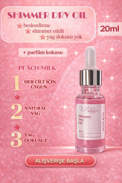 KURU YAĞ #PEACH MILK 20ML-SHIMMER DRY OIL