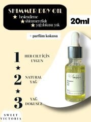 KURU YAĞ #SWEET VICTORIA 20ML-SHIMMER DRY OIL