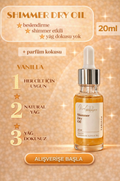KURU YAĞ #VANILLA 20ML-SHIMMER DRY OIL