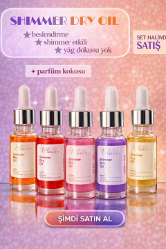 KURU YAĞ #SALON SET 1  20ML-SHIMMER DRY OIL