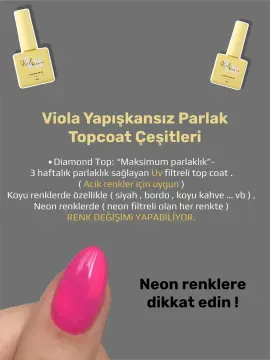 Dıamond top coat-Ekstra parlak top coat (UV Filtrelı) 13