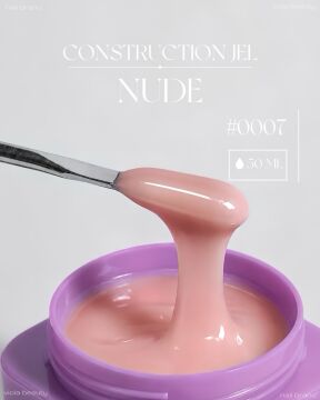 Constructıon Nude #0007 -Orta Akışkan Builder jel (Yeni)-