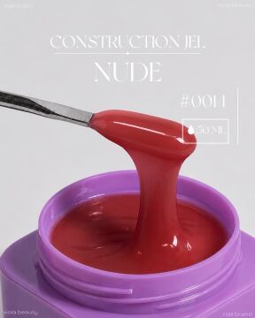 Constructıon Nude #0014 -Orta Akışkan Builder jel