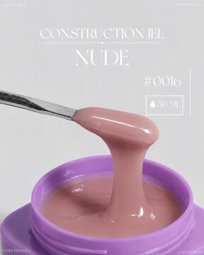 Constructıon Nude #0016 -Orta Akışkan Builder jel