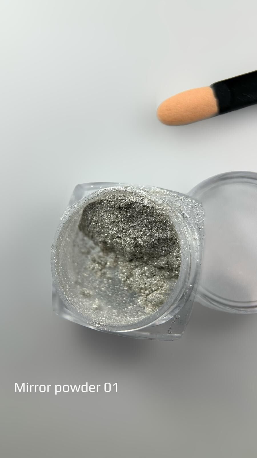 MIRROR POWDER #01 KROM TOZU-(ayna efekti veren beyaz krom toz)