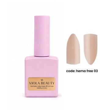 Hema Free 03 Base Coat  (Hema Maddesi İçermeyen Renkli base )-13ml