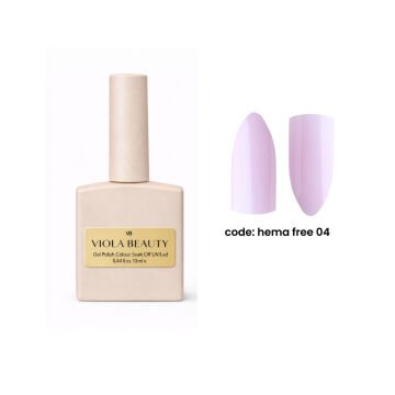Hema Free 04 Base Coat  (Hema Maddesi İçermeyen Renkli base )-13ml