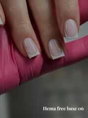 Hema Free 06 Base Coat  (Hema Maddesi İçermeyen Renkli base )-13ml