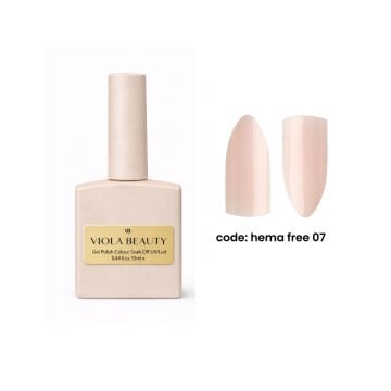Hema Free 07 Base Coat  (Hema Maddesi İçermeyen Renkli base )-13ml