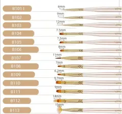 10'LU FIRÇA SETİ -VIOLA BEAUTY (Professional Nail Art Ve French & Jel Uygulama Fırçaları)