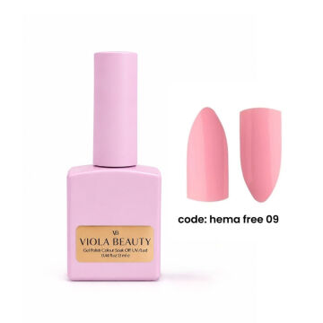 Hema Free 09  Base Coat  (Hema Maddesi İçermeyen Renkli base )-13ml