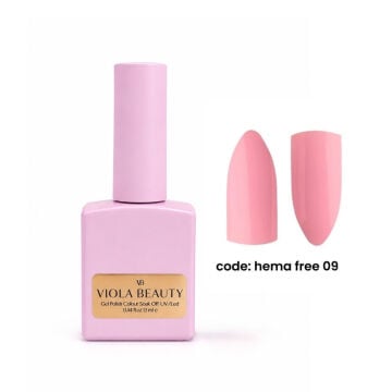 Hema Free Base Coat 09 - (Hema Maddesi İçermeyen Renkli Base Coat) -13ml