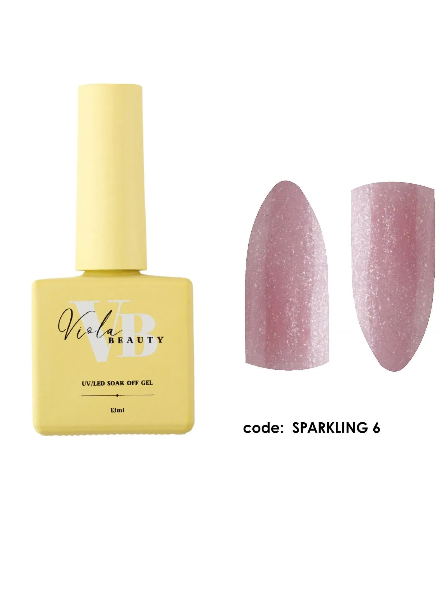 Sparkling 06-13 ML-Simli renkli base coat