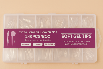SOFT JEL TIPS (EXTRA LONG FULL COVER)- COFFIN (BALERİN)