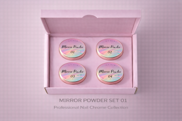 VIOLA BEAUTY 4'LÜ MIRROR POWDER TOZ SETİ- 01