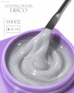 Construction Disco Jel #0002-Orta Akışkan Simli Jel