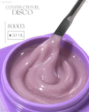 Construction Disco Jel #0003-Orta Akışkan Simli Jel
