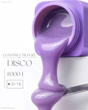 Construction Disco Jel #0004-Orta Akışkan Simli Jel