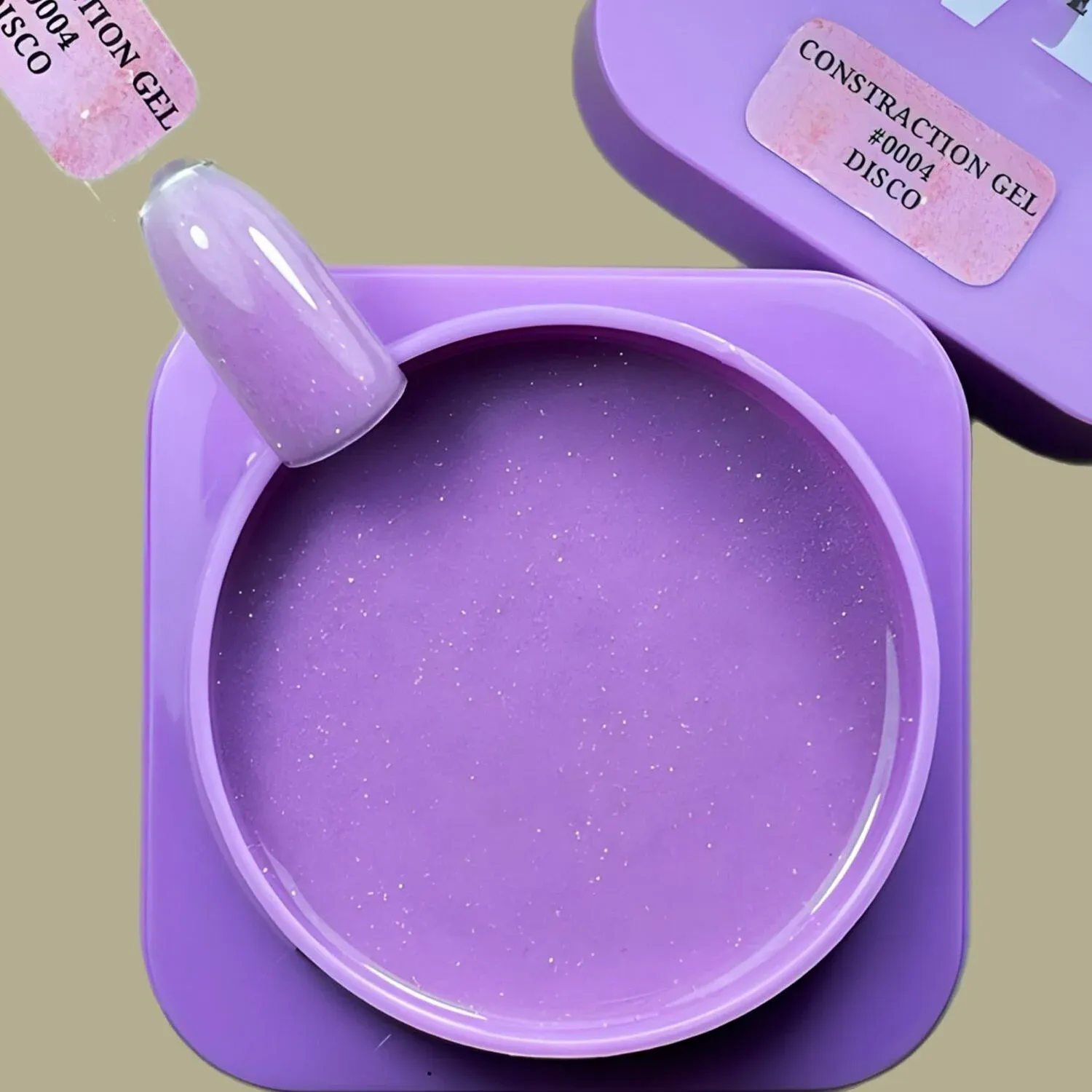 Construction Disco Jel #0004-Orta Akışkan Simli Jel