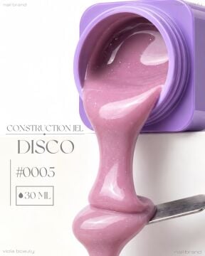 Construction Disco Jel #0005-Orta Akışkan Simli Jel