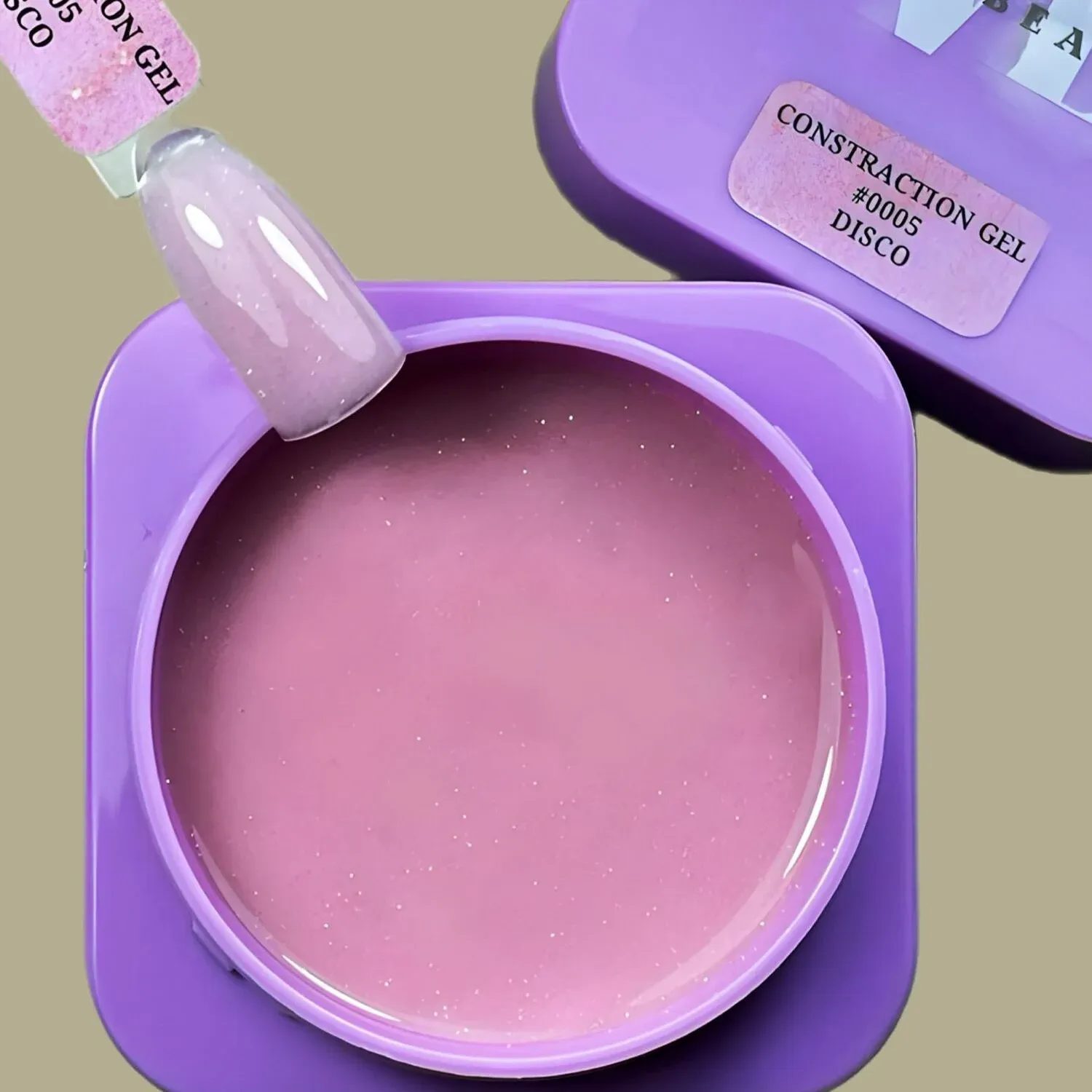 Construction Disco Jel #0005-Orta Akışkan Simli Jel