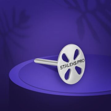 PODODISC STALEKS PRO L Pedikür Disk (25 mm), 180 Grit Törpüler Set Ile (5 Adet)