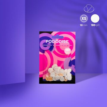 PODODISC STALEKS PRO XS Pedikür Disk İçin Yedek Beyaz Törpüler (50 adet) 180