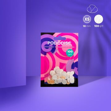 PODODISC STALEKS PRO XS Pedikür Disk İçin Yedek Beyaz Törpüler (50 adet) 100