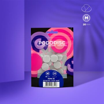 PODODISC STALEKS PRO  Pedikür Disk İçin Sünger Törpüler (25 Adet) M