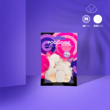 PODODISC STALEKS PRO M Pedikür Disk İçin Yedek Beyaz Törpüler (50 adet)