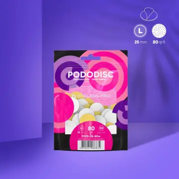 PODODISC STALEKS PRO L Pedikür Disk İçin Yedek Beyaz Törpüler (50 adet)