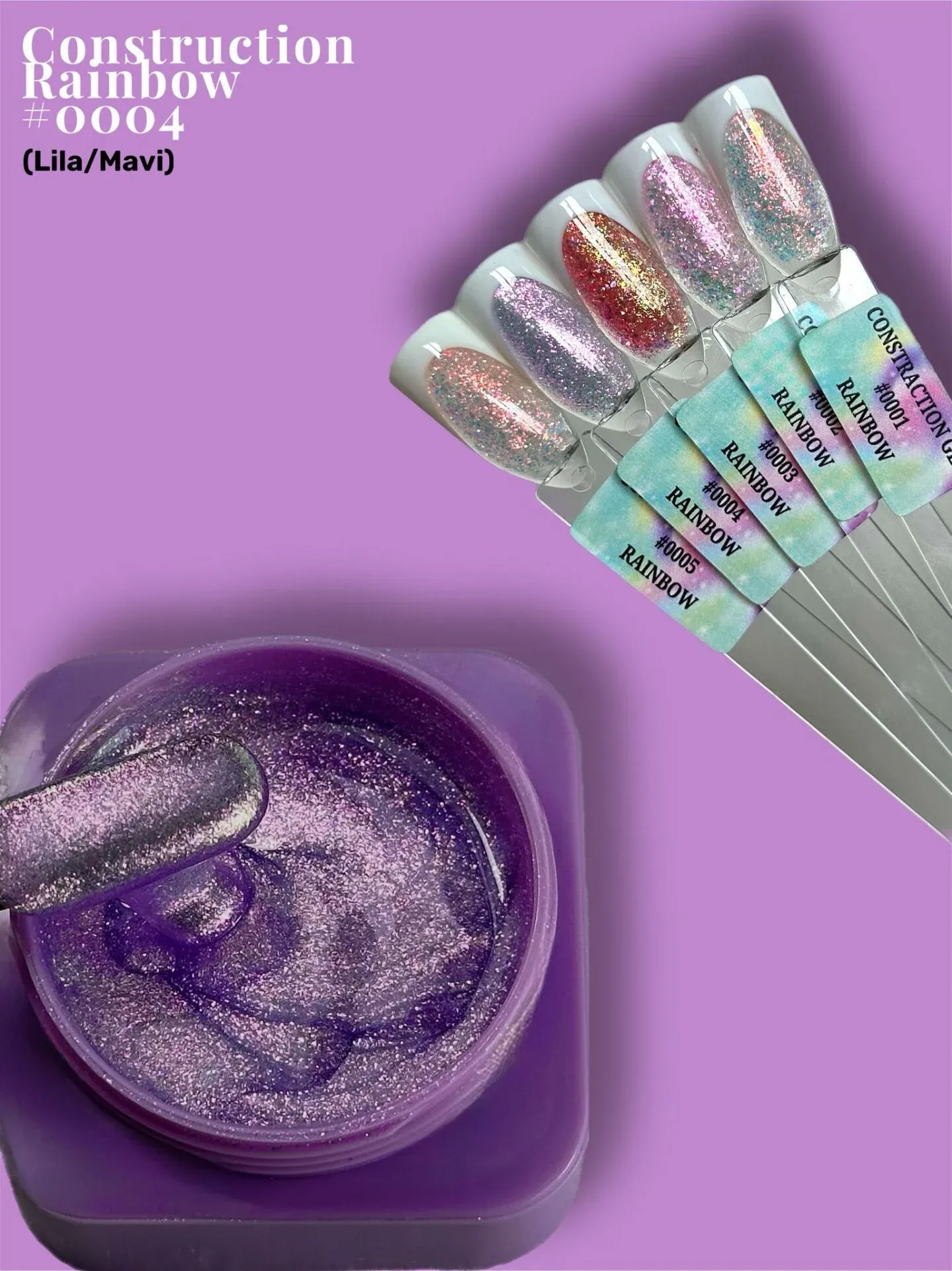 Construction Rainbow #0004- Orta Akışkan Builder Jel