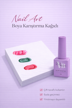 NAIL ART BOYA KARIŞTIRMA KAĞIDI-(50'Lİ)
