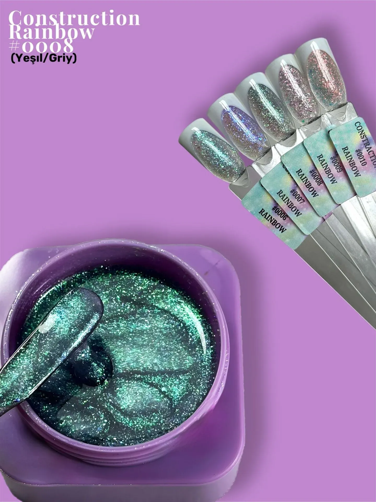Construction Rainbow #0008- Orta Akışkan Builder Jel