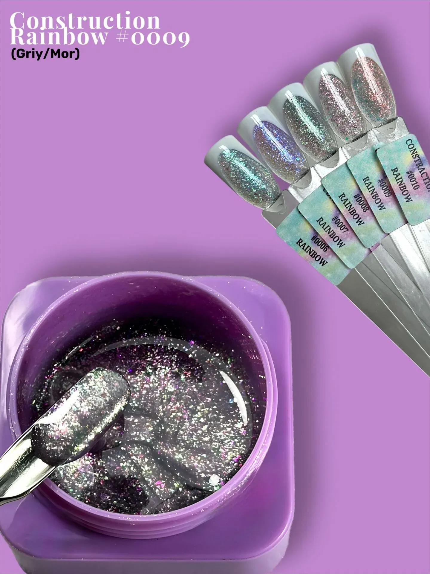 Construction Rainbow #0009- Orta Akışkan Builder Jel