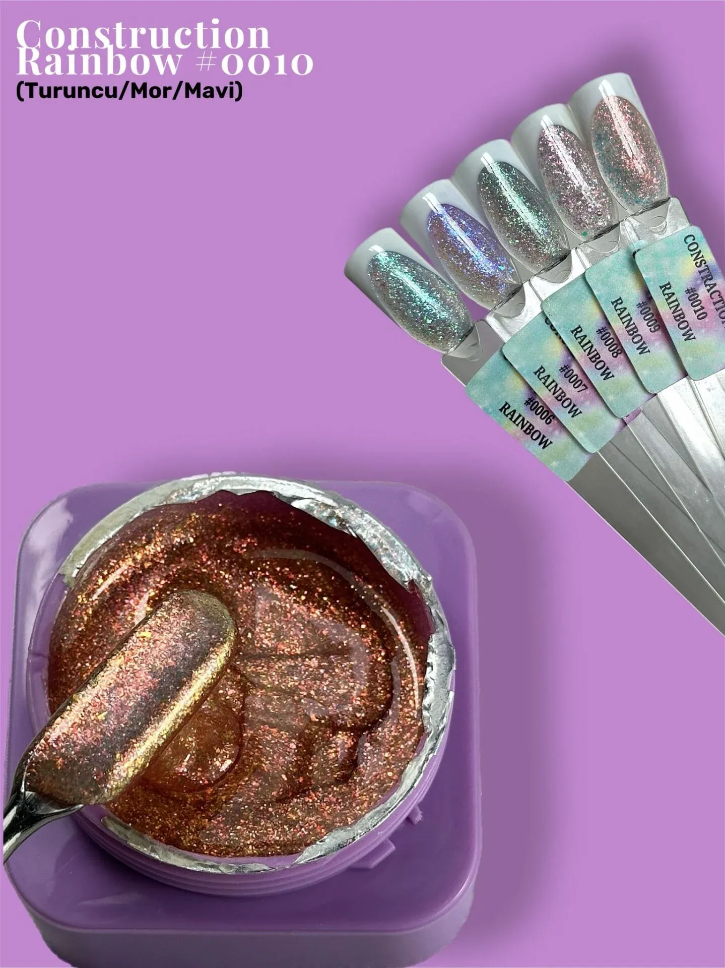 Construction Rainbow #0010- Orta Akışkan Builder Jel