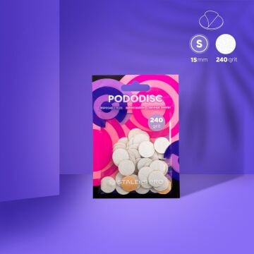 PODODISC STALEKS PRO S Pedikür Disk İçin Yedek Beyaz Törpüler (50 adet)